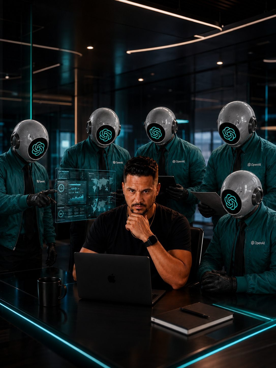 Darlan Lara em ambiente de trabalho com agentes de IA para marketing