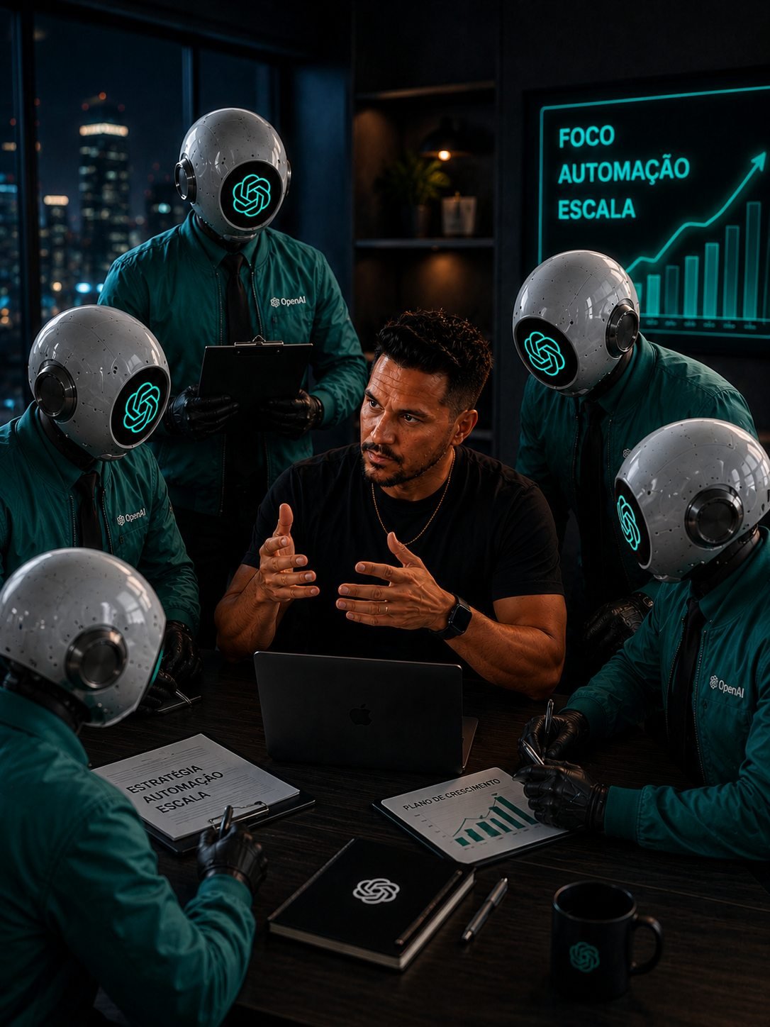 Darlan Lara orientando agentes de IA com foco em automação e escala